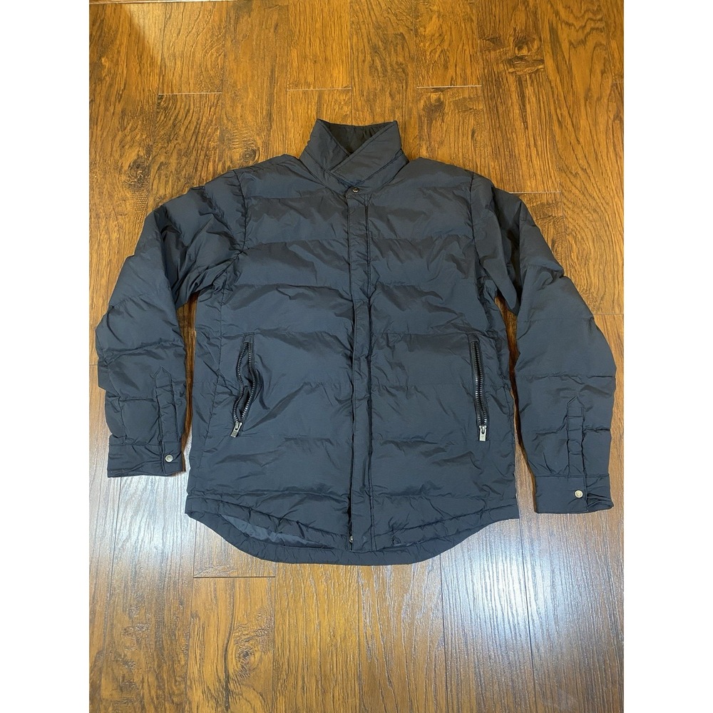 Official Tesla Motors Mens Puffer Jacket Black‎